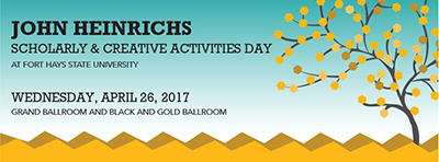 John Heinrichs Scholarly and Creative Activities Day- 2017